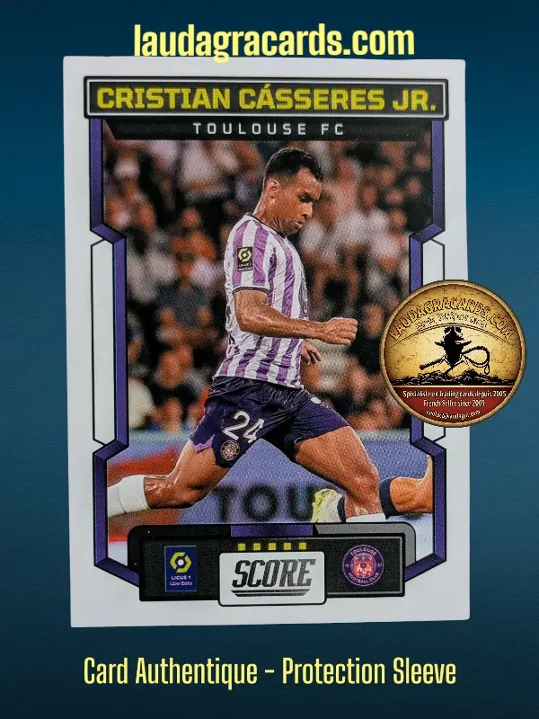[PANSCORE24 N° 197] 197. Cristian Cásseres Jr. (Toulouse FC)    Ligue 1 2023/2024   Carte N° 197