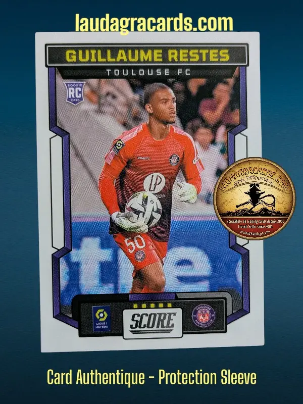 [PANSCORE24 N° 199] 199. Guillaume Restes (Toulouse FC) Rookie Card    Ligue 1 2023/2024   Carte N° 199