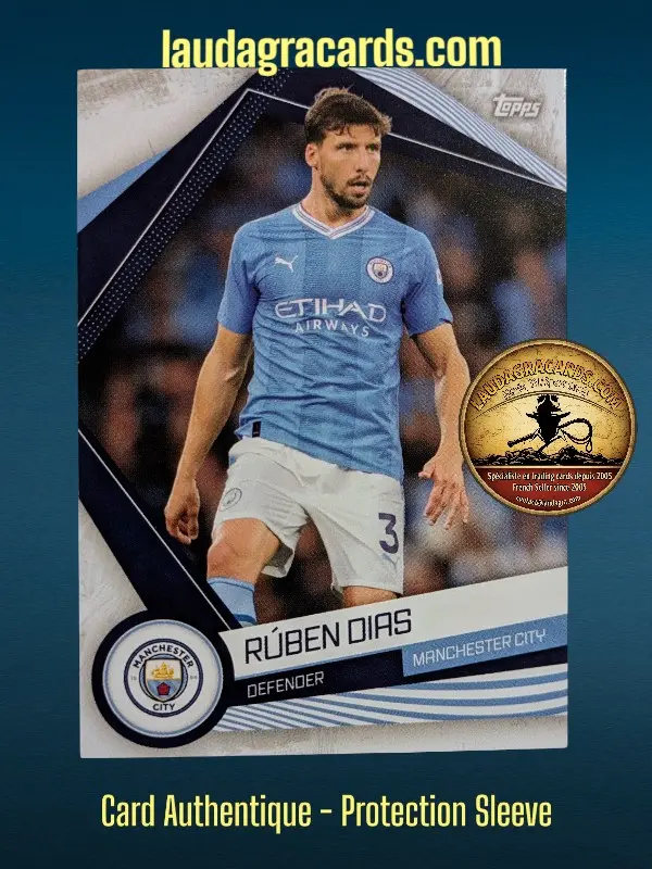 [MAN-3Fanset2324] Rúben Dias  Manchester City Fan Set 2023/2024 card n° MAN-3