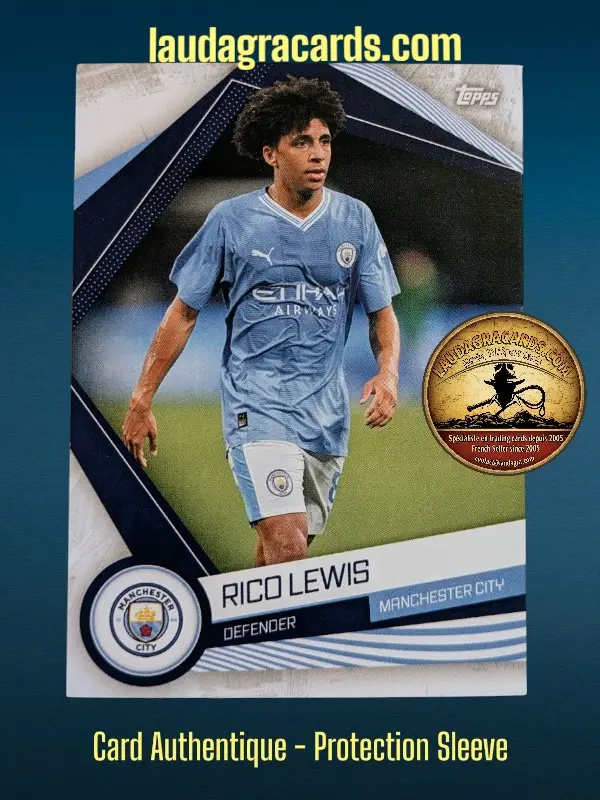 [MAN-6Fanset2324] Rico Lewis  Manchester City Fan Set 2023/2024 card n° MAN-6