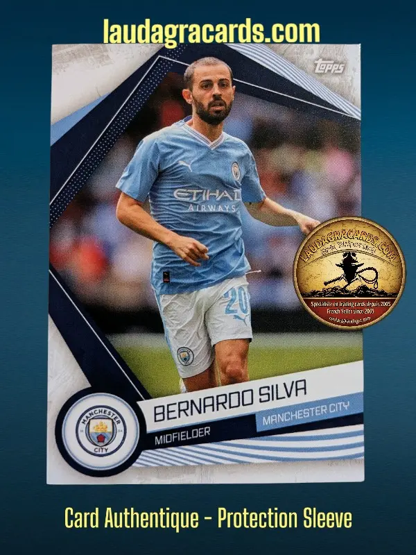[MAN-14Fanset2324] Bernardo Silva  Manchester City Fan Set 2023/2024 card n° MAN-14