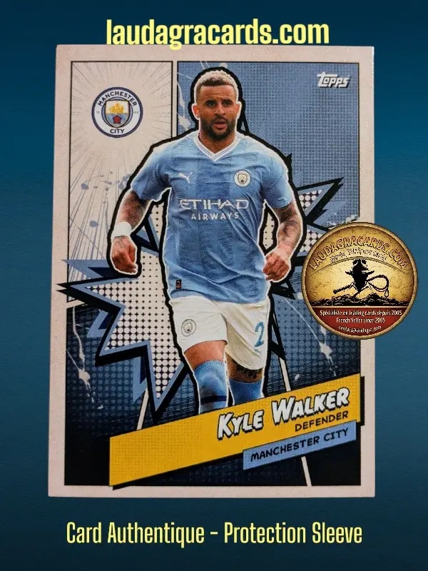 [MANH-2Fanset2324] Kyle Walker  Manchester City Fan Set 2023/2024 card n° MANH-2