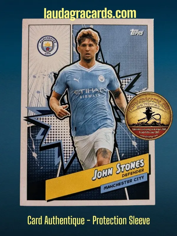 [MANH-5Fanset2324] John Stones  Manchester City Fan Set 2023/2024 card n° MANH-5