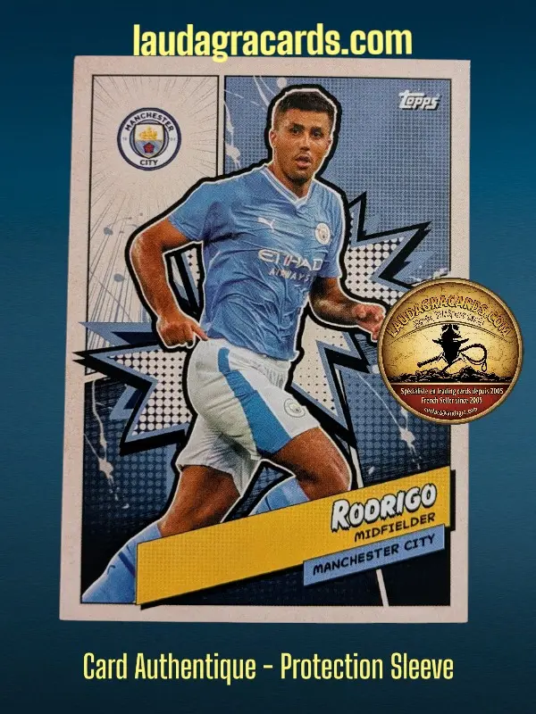 [MANH-6Fanset2324] Rodrigo  Manchester City Fan Set 2023/2024 card n° MANH-6
