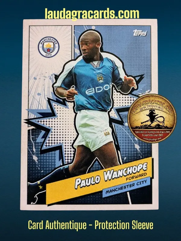 [MANH-9Fanset2324] Paulo Wanchope  Manchester City Fan Set 2023/2024 card n° MANH-9