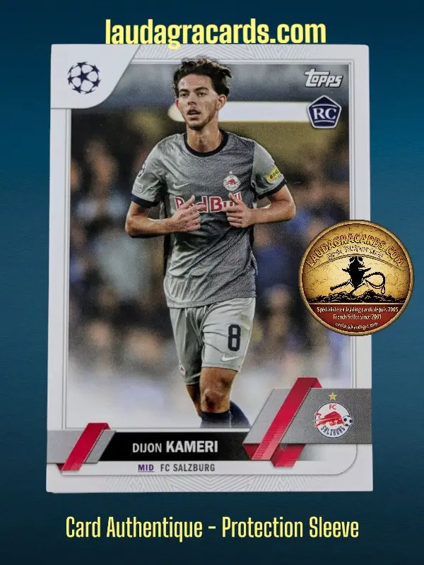 [toppsUEFA23 N° 02] Dijon Kameri  FC Salzburg  Carte N° 2