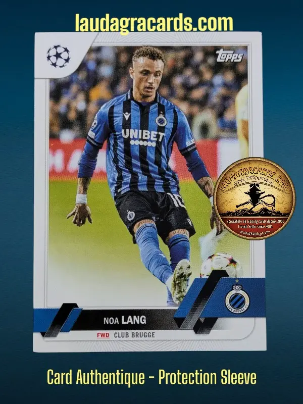 Noa Lang  Club Brugge  Carte N° 04