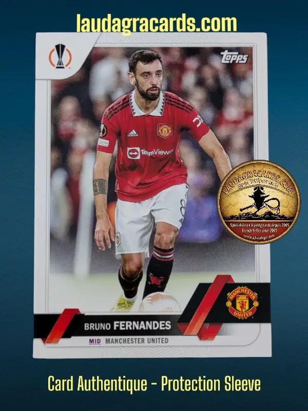 [toppsUEFA23 N° 08] Bruno Fernandes  Manchester United  Carte N° 8