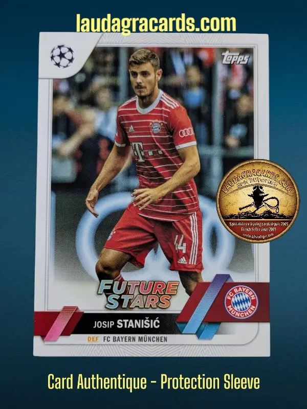 [toppsUEFA23 N° 16] Josip Stanišić  FC Bayern München  Carte N° 16