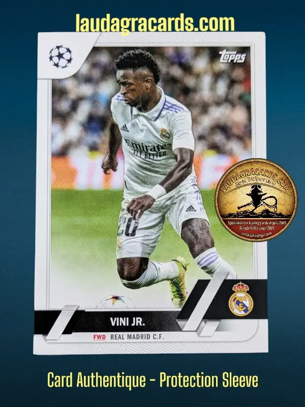 [toppsUEFA23 N° 20] Vini Jr.  Real Madrid C.F.  Carte N° 20