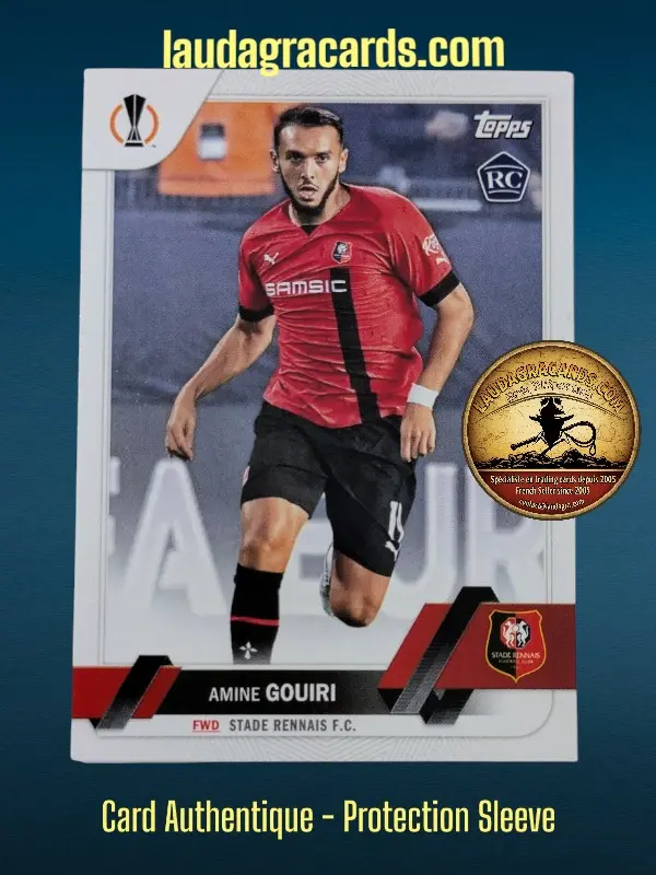 [toppsUEFA23 N° 24] Amine Gouiri  Stade Rennais F.C.  Carte N° 24