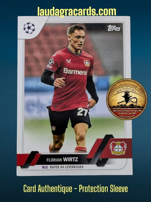 [toppsUEFA23 N° 27] Florian Wirtz  Bayer 04 Leverkusen  Carte N° 27
