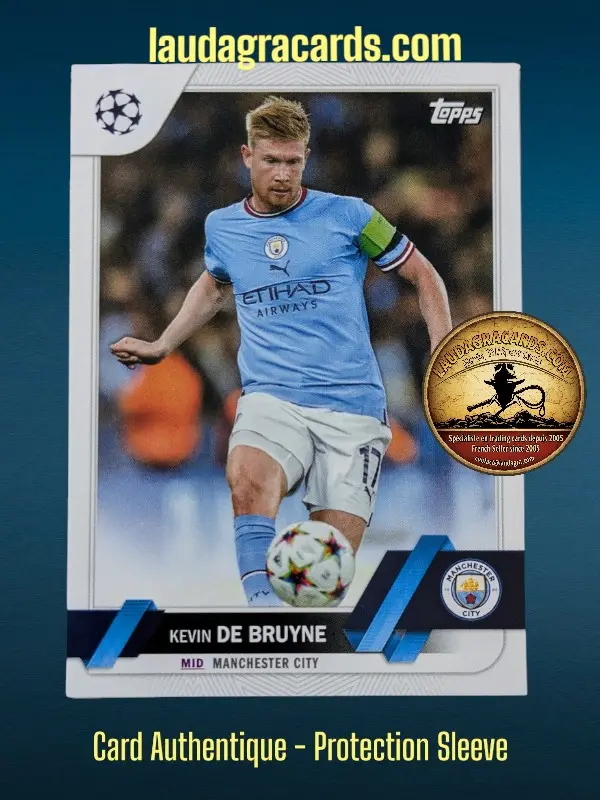 [toppsUEFA23 N° 33] Kevin De Bruyne  Manchester City  Carte N° 33