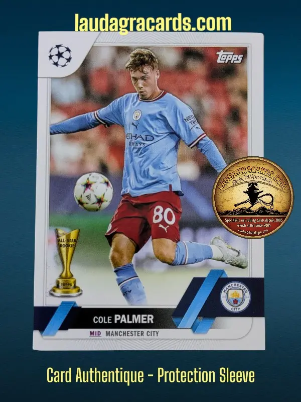 [toppsUEFA23 N° 34] Cole Palmer  Manchester City  Carte N° 34