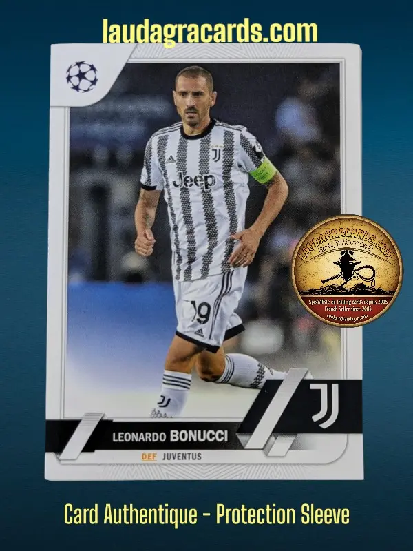 [toppsUEFA23 N° 39] Leonardo Bonucci  Juventus  Carte N° 39