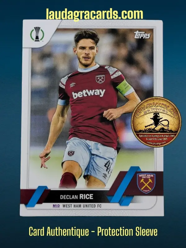 [toppsUEFA23 N° 41] Declan Rice  West Ham United FC  Carte N° 41