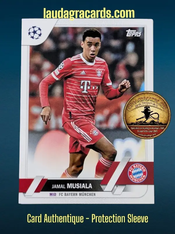 [toppsUEFA23 N° 42] Jamal Musiala  FC Bayern München  Carte N° 42