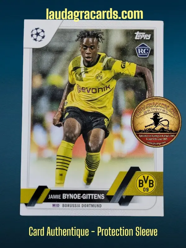 [toppsUEFA23 N° 43] Jamie Bynoe-Gittens  Borussia Dortmund  Carte N° 43