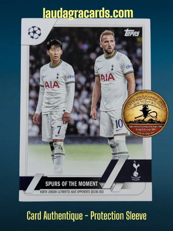[toppsUEFA23 N° 46] Spurs of the Moment - Heung-min Son  Tottenham Hotspur  Carte N° 46