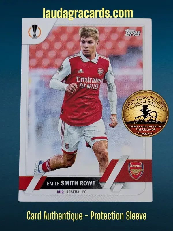 [toppsUEFA23 N° 55] Emile Smith Rowe  Arsenal FC  Carte N° 55