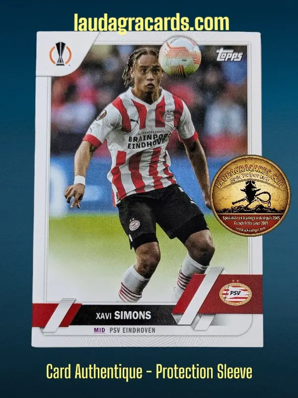 [toppsUEFA23 N° 60] Xavi Simons  PSV Eindhoven  Carte N° 60