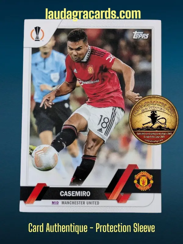 [toppsUEFA23 N° 64] Casemiro  Manchester United  Carte N° 64