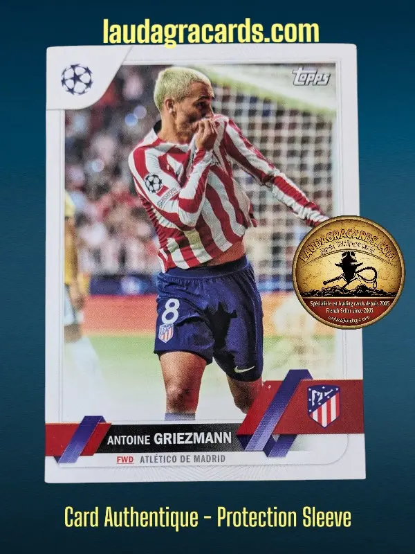[toppsUEFA23 N° 65] Antoine Griezmann  Atlético de Madrid  Carte N° 65