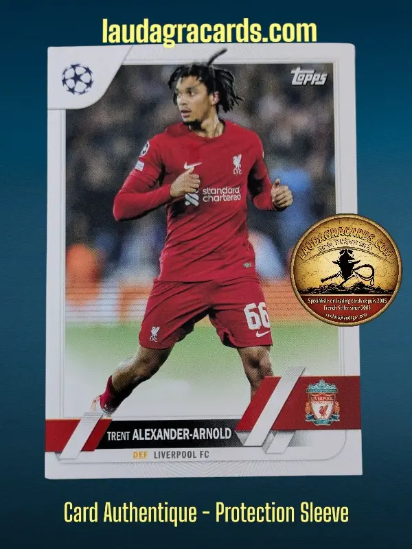 [toppsUEFA23 N° 66] Trent Alexander-Arnold  Liverpool FC  Carte N° 66