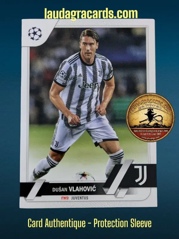 [toppsUEFA23 N° 75] Dušan Vlahović  Juventus  Carte N° 75