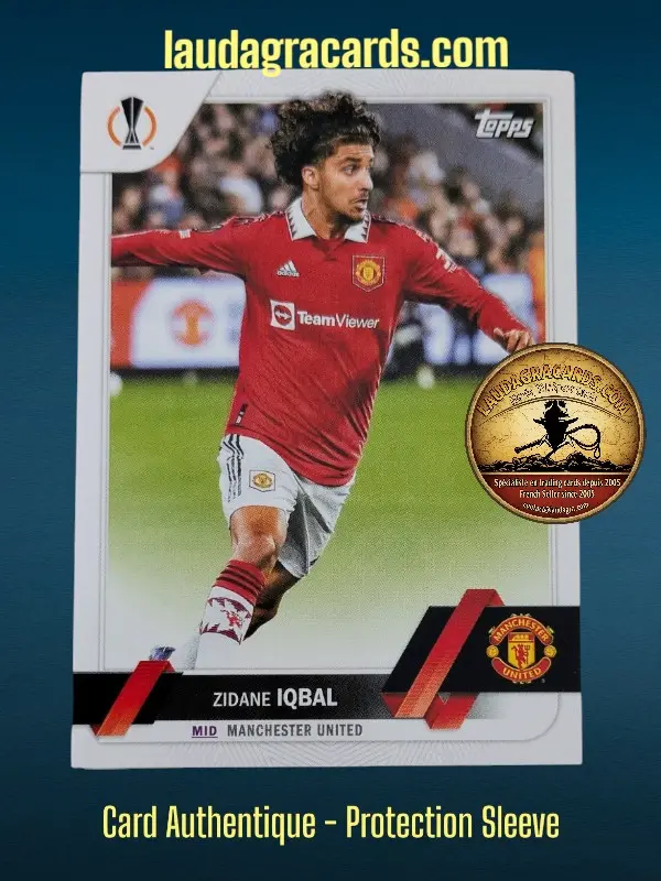 [toppsUEFA23 N° 80] Zidane Iqbal  Manchester United  Carte N° 80