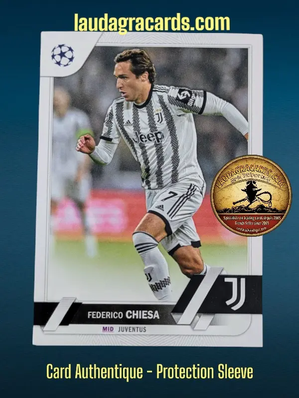 [toppsUEFA23 N° 83] Federico Chiesa  Juventus  Carte N° 83