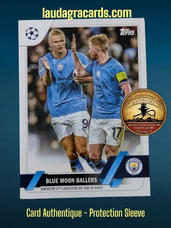 [toppsUEFA23 N° 86] Blue Moon Ballers  Manchester City  Carte N° 86