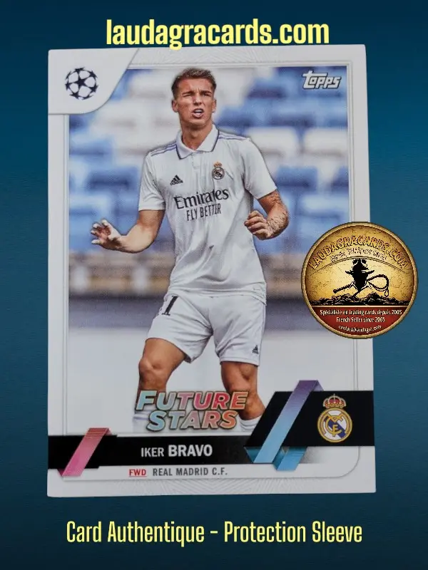 [toppsUEFA23 N° 87] Iker Bravo  Real Madrid C.F.  Carte N° 87
