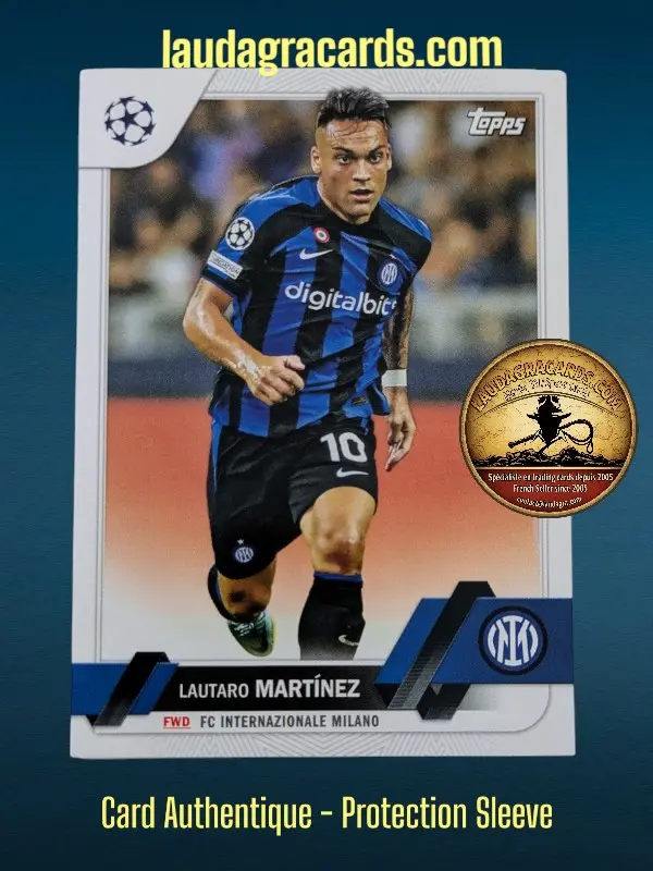 [toppsUEFA23 N° 97] Lautaro Martínez  FC Internazionale Milano  Carte N° 97
