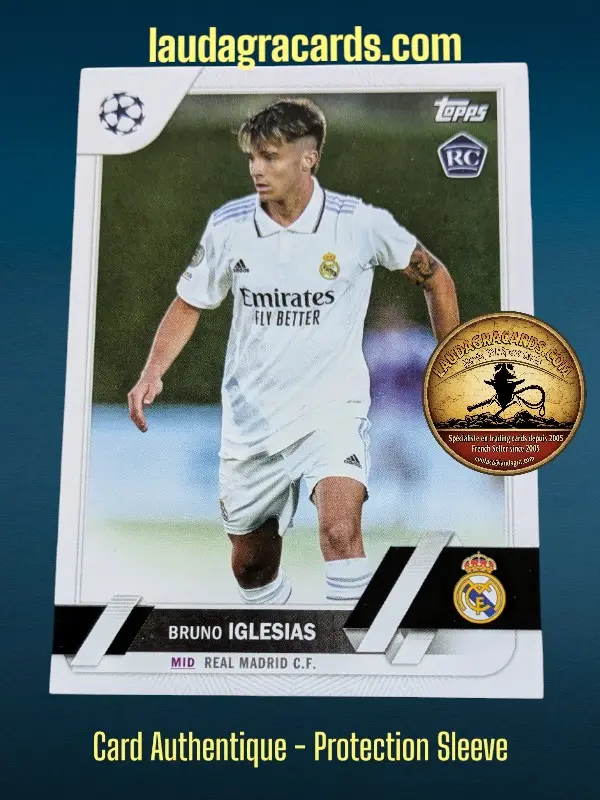 [toppsUEFA23 N° 114] Bruno Iglesias  Real Madrid C.F.  Carte N° 114