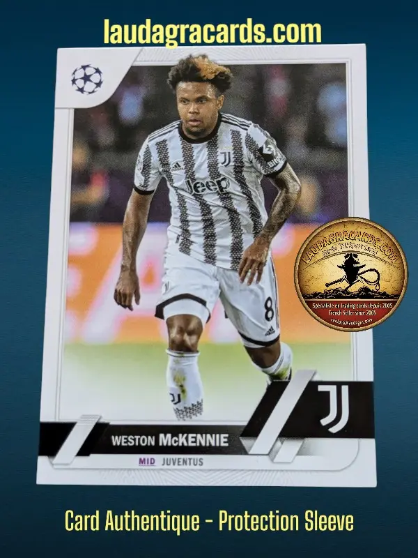 [toppsUEFA23 N° 115] Weston McKennie  Juventus  Carte N° 115