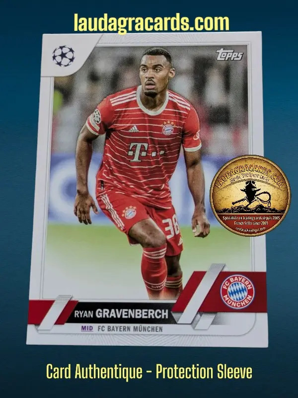 [toppsUEFA23 N° 120] Ryan Gravenberch  FC Bayern München  Carte N° 120