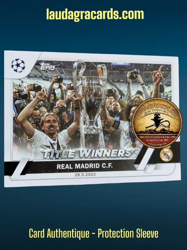 [toppsUEFA23 N° 125] Real Madrid C.F.  Real Madrid C.F.  Carte N° 125