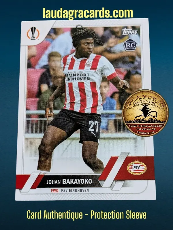 [toppsUEFA23 N° 126] Johan Bakayoko  PSV Eindhoven  Carte N° 126