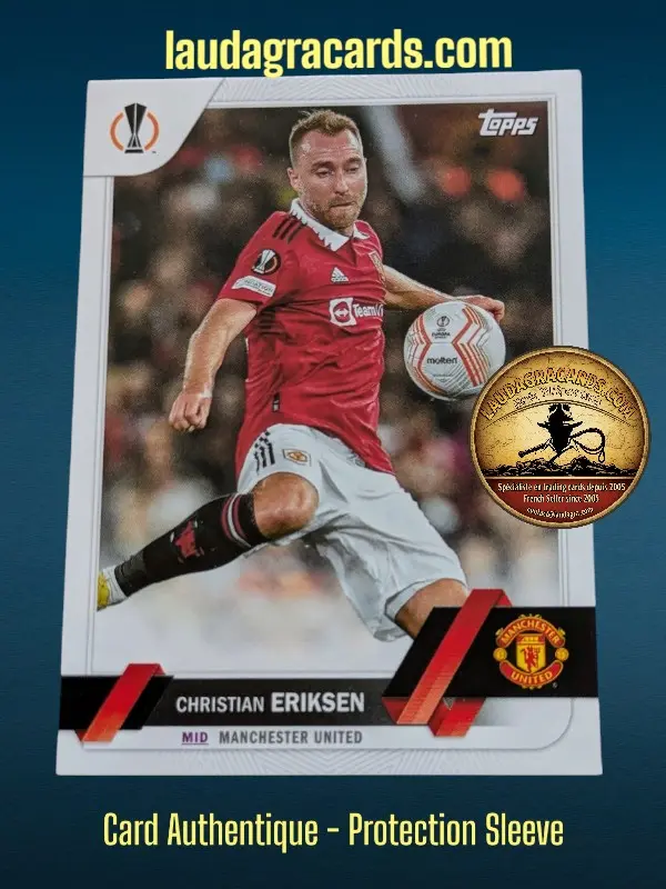 [toppsUEFA23 N° 127] Christian Eriksen  Manchester United  Carte N° 127