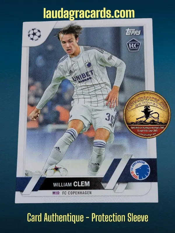 [toppsUEFA23 N° 139] William Clem  FC Copenhagen  Carte N° 139