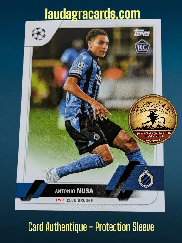 [toppsUEFA23 N° 140] Antonio Nusa  Club Brugge  Carte N° 140
