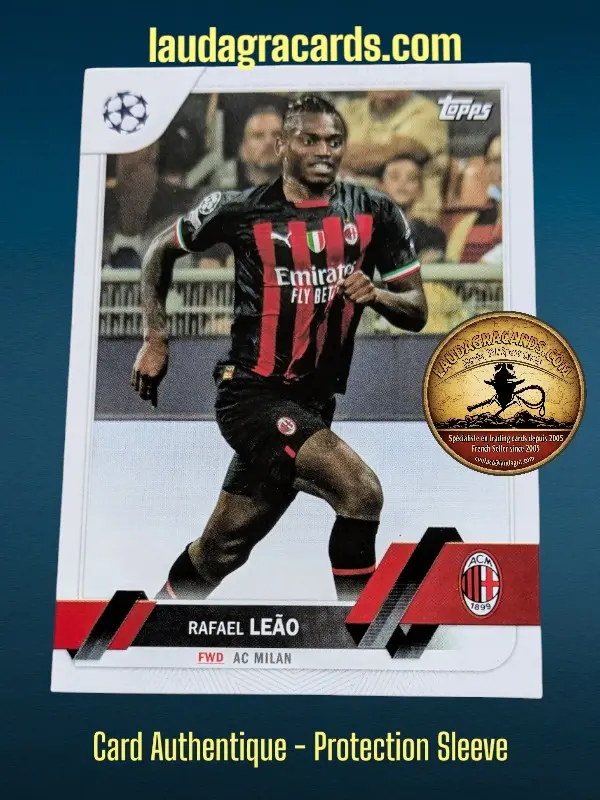 [toppsUEFA23 N° 146] Rafael Leão  AC Milan  Carte N° 146