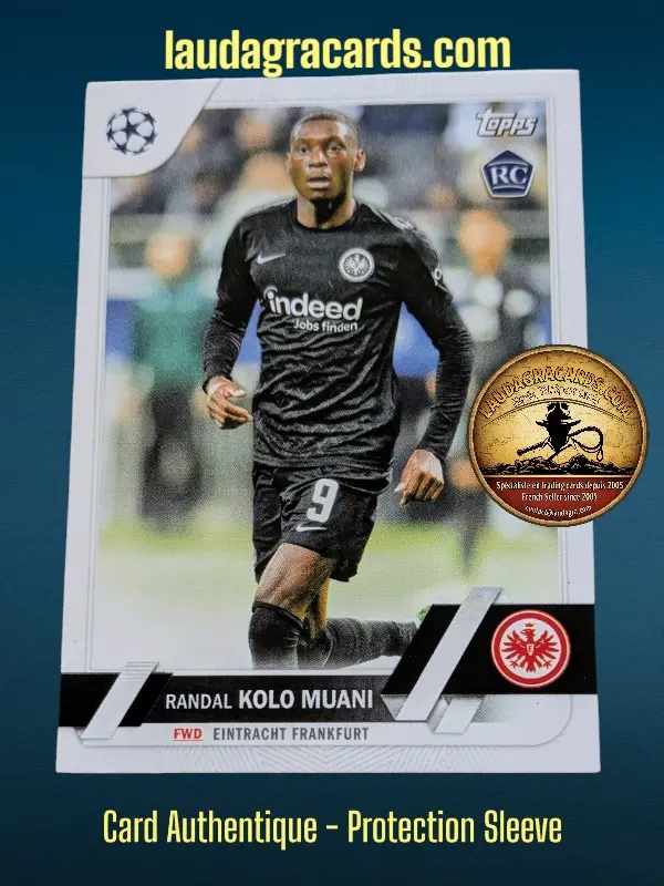 [toppsUEFA23 N° 149] Randal Kolo Muani  Eintracht Frankfurt  Carte N° 149