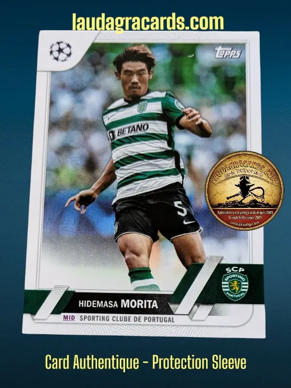 [toppsUEFA23 N° 152] Hidemasa Morita  Sporting Clube de Portugal  Carte N° 152