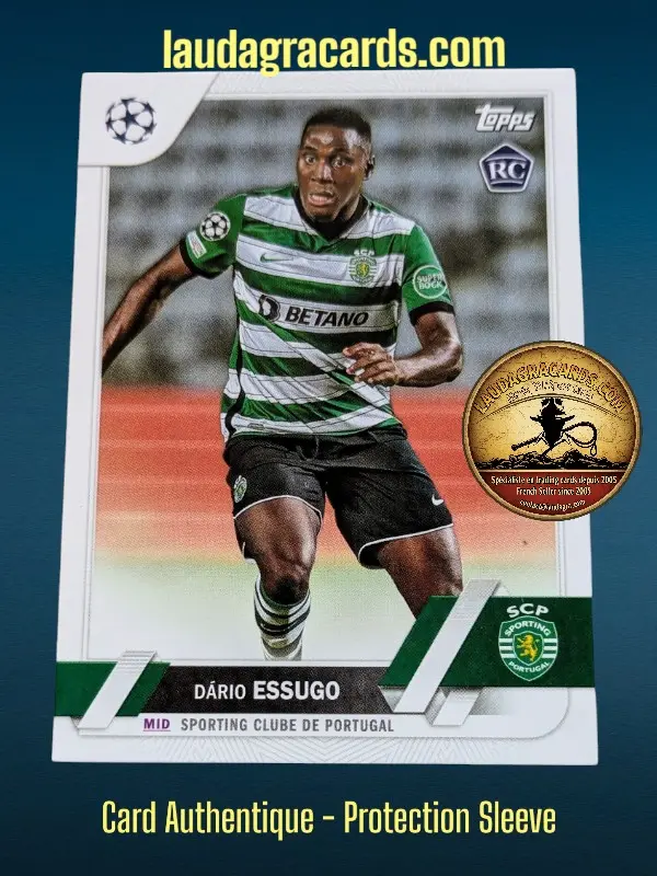 [toppsUEFA23 N° 155] Dário Essugo  Sporting Clube de Portugal  Carte N° 155