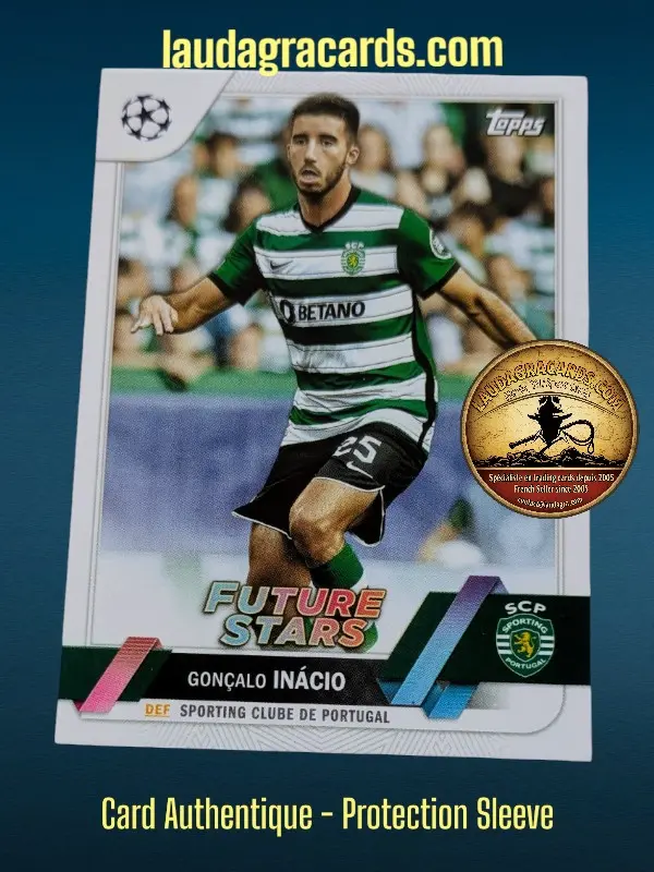 [toppsUEFA23 N° 160] Gonçalo Inácio  Sporting Clube De Portugal  Carte N° 160