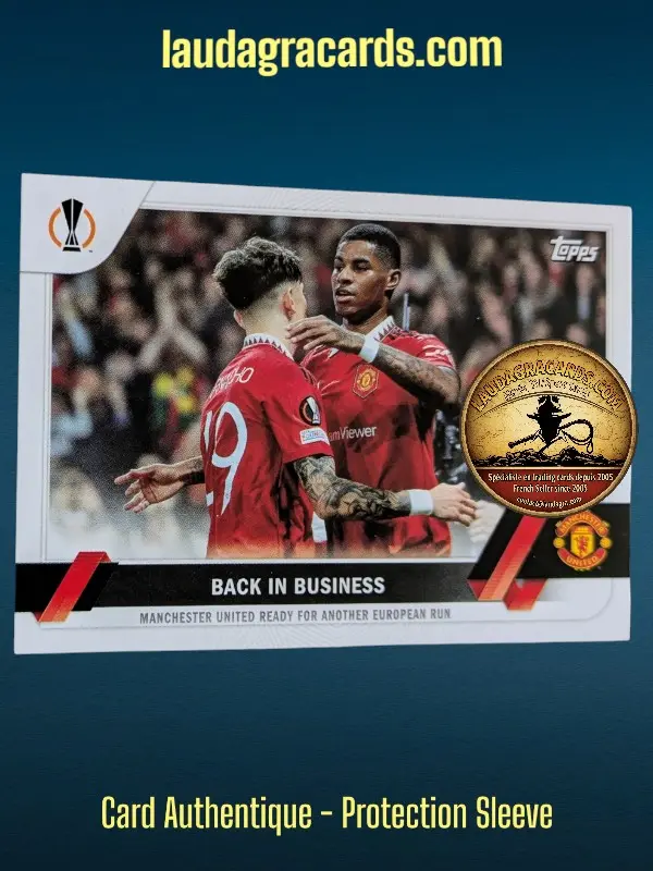 [toppsUEFA23 N° 163] Back in Business  Manchester United  Carte N° 163