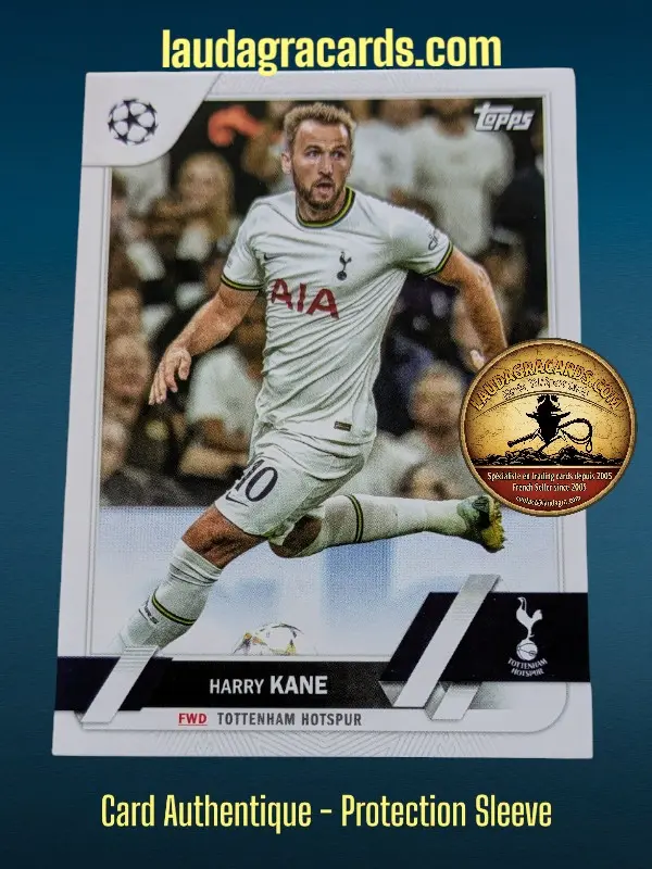 [toppsUEFA23 N° 166] Harry Kane  Tottenham Hotspur  Carte N° 166