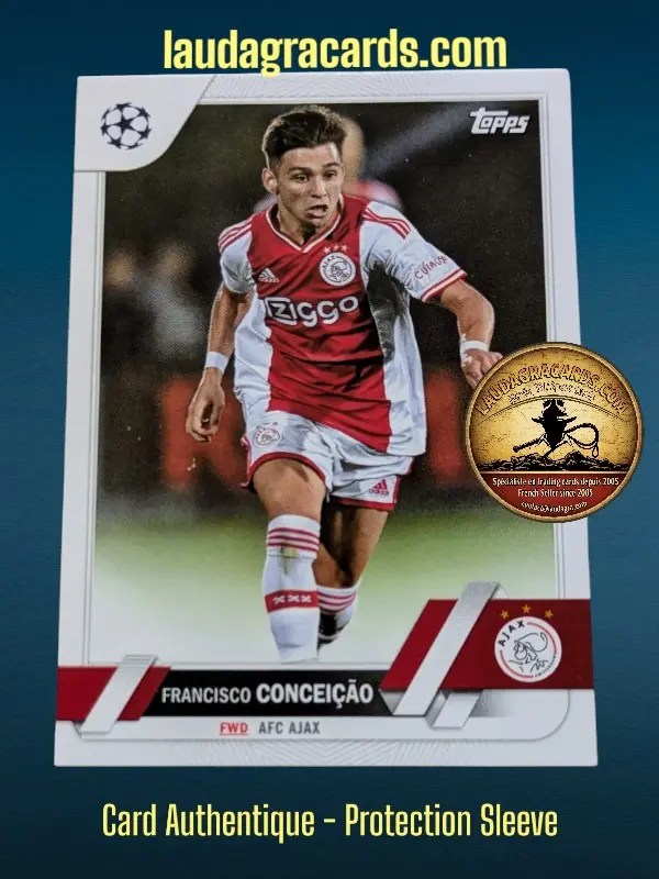 [toppsUEFA23 N° 168] Francisco Conceição  AFC Ajax  Carte N° 168